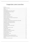 Vraagstukken Latere Levensfasen&colon; college's&comma; e-learnings en studieopdrachten