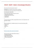NR 507 - EDAPT - Week 2&colon; Hematological Disorders