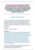 ATI HEALTH ASSESSMENT FINAL EXAM 3  LATEST VERSIONS &lpar;VERSION A&comma; B AND C&rpar;  NEWEST 2025 ACTUAL EXAM 400 QUESTIONS  AND CORRECT DETAILED ANSWERS WITH  RATIONALES &lpar;VERIFIED ANSWERS&rpar; &vert;  ALREADY GRADED A&plus; 