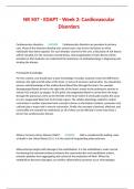 NR 507 - EDAPT - Week 2&colon; Cardiovascular Disorders