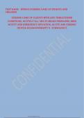 Test Bank - Wong's Nursing Care of Infants and Children  Nursing Care Of Clients With Life Threatening Conditions&comma; Acutely Ill&sol; Multi-Organ Problems&comma; High Acuity And Emergency Situation&comma; Acute And Chronic &lpar;Nueva Ecija University o&Tab;echnology&rpar;