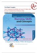 Test Bank Complete_ Timby's Fundamental Nursing Skills And Concepts 13th Edition, (2024) By Loretta A Donnelly-Moreno| All Chapters 1-38| 11 Units| Latest Version With Well Detailed Answers| Grade A+