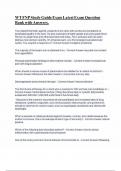 WT FNP Study Guide Exam Latest Exam Question Bank with Answers&period;