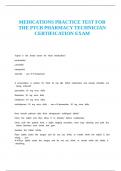 MEDICATIONS PRACTICE TEST FOR THE PTCB PHARMACY TECHNICIAN CERTIFICATION EXAM&period;docx