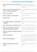 Fresenius PCT Exam Study Guide&colon; Questions and Answers