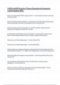 YVR D-AVOP Practice Theory Questions & Answers Latest Update 2025&period; 