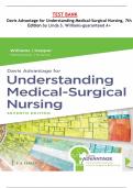TEST BANK Davis Advantage for Understanding Medical-Surgical Nursing&comma; 7th Edition by Linda S&period; Williams-guaranteed A&plus;