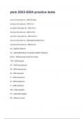 ptcb 2023-2024 practice tests quiz and answer graded A&plus; 2025&sol;2026