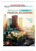 SOLUTIONS TEST BANK Advanced Financial Accounting 13th Edition By Theodore Christensen&period;