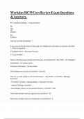 Workday HCM Core Review Exam Questions & Answers&period;