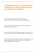 LOUISIANA CLASS D "CHAUFFEUR'S" LICENSE TEST QUESTIONS AND WEL ELLABORATED ANSWERS