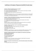 Certificate in Principles of Payments &lpar;CertPAY&rpar; Practice Exam
