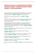 MO Bail Bond final exam QUESTIONS AND CORRECT  DETAILED ANSWERS - VERIFIED ANSWERS ALREADY  GRADED A&plus; NEW GUARANTEED