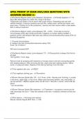 APEA PMHNP 3P EXAM 2025&sol;2026 QUESTIONS WITH ANSWERS GRADED A&plus;