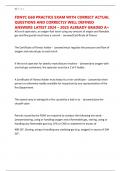 FDNYC G60 PRACTICE EXAM WITH CORRECT ACTUAL QUESTIONS AND CORRECTLY WELL DEFINED ANSWERS LATEST 2024 &ndash; 2025 ALREADY GRADED A&plus;