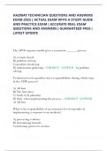 BUNDLE FOR TEEX 209 HAZMAT TECHNICIAN ACTUAL FINAL EXAM QUESTIONS AND CORRECT DETAILED ANSWERS - VERIFIED ANSWERS ALREADY GRADED A&plus; NEW GUARANTEED 2025