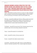 OREGON BARBER LICENSE &lpar;PRACTICE TEST FOR BOARD EXAM&rpar; 2025&vert; BRAND NEW ACTUAL EXAM WITH 100&percnt; VERIFIED QUESTIONS AND CORRECT SOLUTIONS&vert; GUARANTEED VALUE PACK&vert; ACE YOUR GRADES&period;