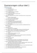 oplossing mogelijk examenvragen cultuur 1&period;1