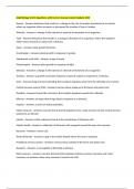 AQA Biology Unit 6 Questions with Correct Answers Latest Update 2025