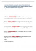 LIVE FIRE INSTRUCTOR EXAM WITH COMPLETE QUESTIONS AND  CORRECT VERIFIED ANSWERS&lpar;DETAILED ANSWERS&rpar; ALREADY GRADED  A&plus; 100&percnt; GUARANTEED TO PASS CONCEPTS&excl;&excl;&excl; 