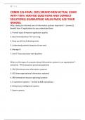 COMM 226-FINAL 2025&vert; BRAND NEW ACTUAL EXAM WITH 100&percnt; VERIFIED QUESTIONS AND CORRECT SOLUTIONS&vert; GUARANTEED VALUE PACK&vert; ACE YOUR GRADES&period;