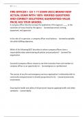 FIRE OFFICER I- CH 1-11 EXAM 2025&vert; BRAND NEW ACTUAL EXAM WITH 100&percnt; VERIFIED QUESTIONS AND CORRECT SOLUTIONS&vert; GUARANTEED VALUE PACK&vert; ACE YOUR GRADES&period;