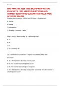 EPRI PRACTICE TEST 2025&vert; BRAND NEW ACTUAL EXAM WITH 100&percnt; VERIFIED QUESTIONS AND CORRECT SOLUTIONS&vert; GUARANTEED VALUE PACK&vert; ACE YOUR GRADES&period;