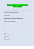 Hondros Nur 172 Exam 1 Correctly Answered 2024&sol;2025
