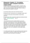 Eliopoulos Chapter 17 Circulation Questions with Complete Solutions &lpar;Latest 2025&rpar;