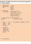 Pediatrics COMAT questions well answered graded A&plus; latest update