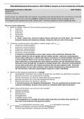 PSB 3340 Behavioral Neuroscience&comma; TEST FORM A Answers to Test &num;3 University of Florida