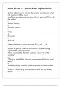 module 4 NURS 342 Questions With Complete Solutions