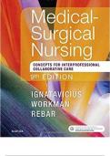 Test Bank for Medical- Surgical Nursing Concepts for Interprofessional Collaborative Care 9th Edition &comma;All chapters
