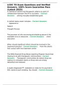 LCDC TX Exam Questions and Verified Answers&comma; 100- Score Guarantee Pass &lpar;Latest 2025&rpar;&period;