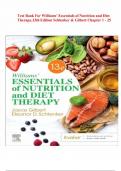 Test Bank For Williams- Essentials of Nutrition and Diet Therapy&comma;13th Edition Schlenker & Gilbert Chapter 1 - 25&period;pdf