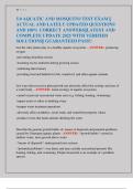 5&period;0 AQUATIC AND MOSQUITO TEST EXAM &vert;&vert;  ACTUAL AND LATELY UPDATED QUESTIONS  AND 100&percnt; CORRECT ANSWERS&vert;&vert;LATEST AND  COMPLETE UPDATE 2025 WITH VERIFIED  SOLUTIONS&vert;&vert; GUARANTEED PASS&excl;&excl; 