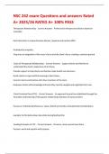 NSC 242 exam Questions and answers Rated A&plus; 2025&sol;26 RATED A&plus; 100&percnt; PASS