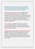 MEDICAL SURGICAL EXAM &vert; 2024&sol;2025 LATEST UPDATED &vert;  ACTUAL 99 REAL EXAM COMPLETE QUESTIONS AND 100&percnt;  RATED CORRECT ANSWERS &vert; ALREADY GRADED A&plus;&excl;&excl;