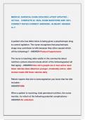 MEDICAL SURGICAL EXAM &vert;2024&sol;2025 LATEST UPDATED &vert; ACTUAL COMPLETE 63 REAL EXAM QUESTIONS AND 100&percnt; CORRECT RATED CORRECT ANSWERS &vert; ALREADY GRADED  A&plus;&excl;&excl;