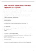 AFSP Exam With 125 Questions and answers Newest RATED A&plus; 2025&sol;26