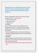SMARTSERVE ACTUAL EXAM NEWEST 2024&sol;2025 ACTUAL  COMPLETE 50 REAL EXAM QUESTIONS AND CORRECT  DETAILED ANSWERS &lpar;VERIFIED ANSWERS&rpar; &vert;ALREADY  GRADED A&plus; 