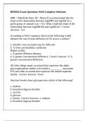 BIOB34 Exam Questions With Complete Solutions