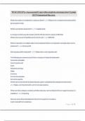 WGU D102 Pre-Assessment Exam with complete solutions latest Update 2025 Guaranteed Success&period;