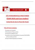 "2023 ATI Fundamentals Proctored Exam &lpar;3 Version Exams&rpar;"&colon;