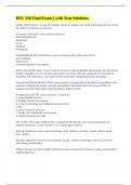 HSC 350 Final Exam &vert;&vert; with True Solutions&period;