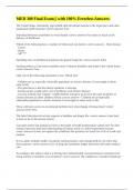 MED 300 Final Exam &vert;&vert; with 100&percnt; Errorless Answers&period;