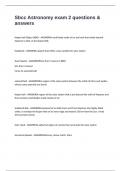 Sbcc Astronomy exam 2 questions & answers