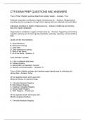 CTR EXAM PREP QUESTIONS AND ANSWERS