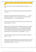 ADAP Final Exam with 100&percnt; Verified Answers Graded A&plus;
