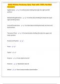 BASI Pilates Anatomy Quiz Test with 100&percnt; Verified Answers